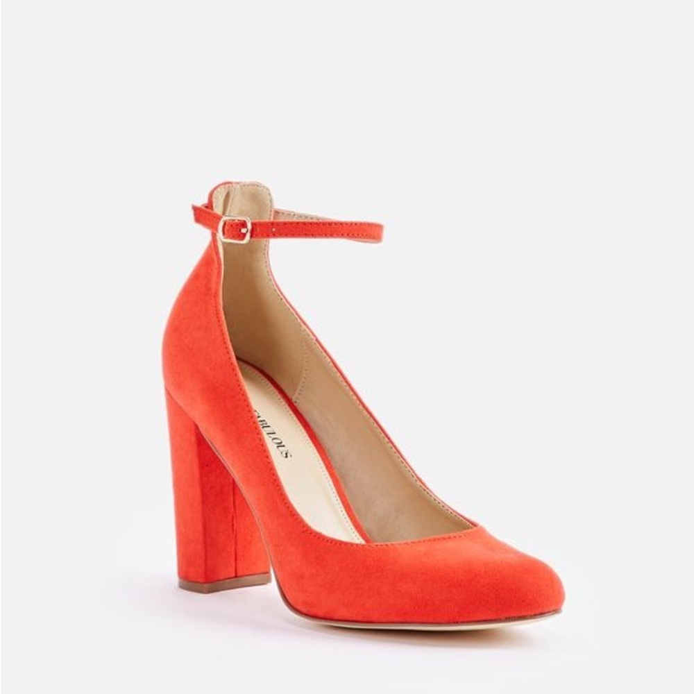 JustFab Joselyn Pump in Grenadine